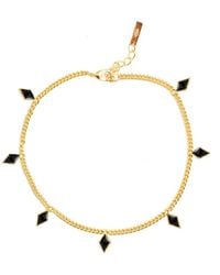 Adriana Pappas Designs - Crystal Kite Anklet - Lyst