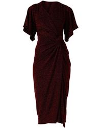 SACHA DRAKE - The Emporium Dress In Ruby - Lyst