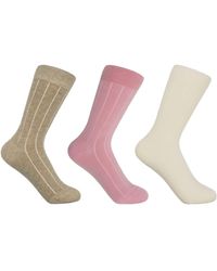 Peper Harow - Made in England - Three Pairs Cashmere Socks Bundle – & Cream - Lyst