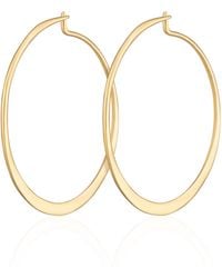 Scream Pretty - Flat Hoop Earrings - Lyst