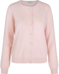 tirillm - Emilie Basic Cashmere Cardigan, Powder - Lyst