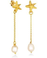 Myrto Katramadou Jewellery - Thalassa – Stud Earrings – Starfish - Lyst