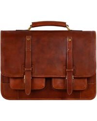 Time Resistance - Leather Briefcase Backpack Coganc Matte - Lyst