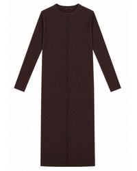 Rave on Trend - Knitted Maxi Dress - Lyst