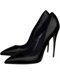 Aethra Shoes - Aesi Leather Pointed Toe Stiletto Pumps - Lyst