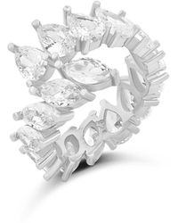 SHYMI - Marquise & Pear Shaped Wrap Statement Ring - Lyst