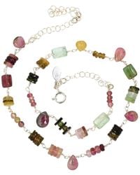 Lori Kaplan Design - Sterling Multi-Colored Tourmaline Necklace - Lyst