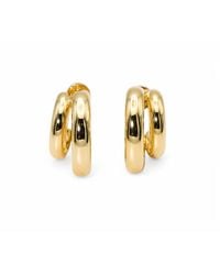 Miss Cecilia - Double Hoop Earrings - Lyst