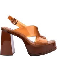 Melissa - Melflex Jelly Ankle-Strap Heels - Lyst