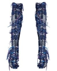 Sarah Regensburger - Goddess Summer Gloves Denim - Lyst