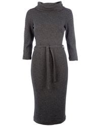 Conquista - Knit Fitted Dress - Lyst