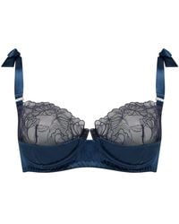 Voller the Corset Company Limited - Aria Satin Balcony Bra - Lyst
