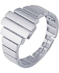 Spero London - Multi Layered Rectangular Sterling Ring - Lyst