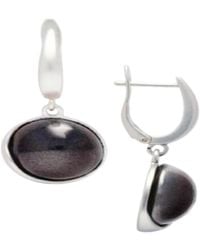 Saachi - Colored Glass Orb Dangle Matte Earrings - Lyst