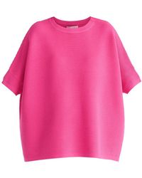 Paisie - Short Sleeve Ribbed Jumper - Lyst