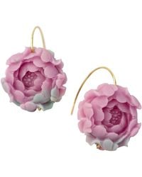 Bombyx House - Peony Large Hook Earrings - Lyst