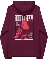 Anchor and Crew - Burgundy Eight Fight Or Flight Club Editions Organic Cotton Hoodie - Lyst