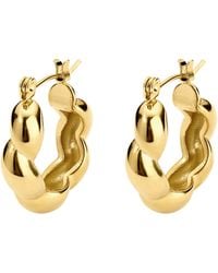 Olivia Le - Flora Geometric Floral Hoop Earrings - Lyst