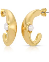 Leeada Jewelry - Lune Earrings - Lyst