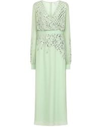 Frock and Frill - Kaira Pale Sequin Maxi Dress - Lyst