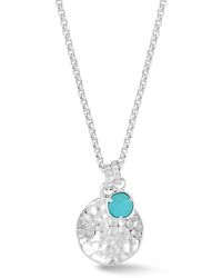 Dower & Hall - Hammered Disc & Pendant - Lyst