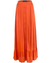 Morrato Bali - Sonth Maxi Skirt Burnt Ochre - Lyst