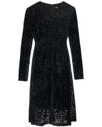 Smart and Joy - Devore Velvet V-Neck Dress - Lyst
