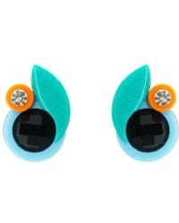 Gissa Bicalho - Acrylic Handmade Earring Xs Petunia Orange - Lyst