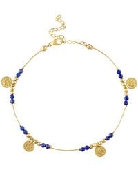 Olivia Le - Journey Lapis Lazuli Anklet - Lyst