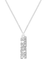 CarterGore - Sterling “True” Word Necklace - Lyst