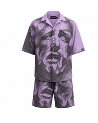 mysimplicated - Short Sleeve Shirt And Bermuda Set - Lyst
