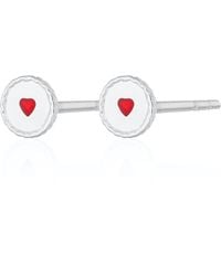 Lily Charmed - Sterling Jammie Dodger Stud Earrings - Lyst