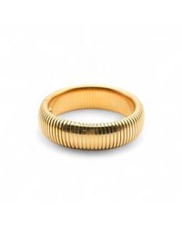 Miss Cecilia - Ribbed Flex Bangle - Lyst