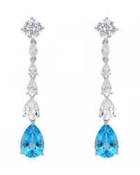 LÁTELITA London - Bardot Topaz Drop Earrings - Lyst
