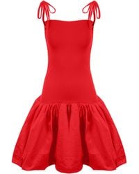 Amy Lynn - Alexa Cherry Puffball Mini Dress - Lyst