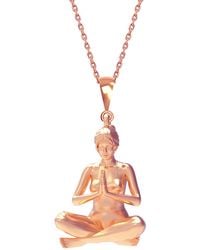 Nowart Jewelry - Sukhasana Pose Yoga Necklace - Lyst