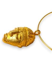 Oriaku Studio - Kanu African Mask Necklace - Lyst