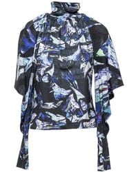 ARTISTA - Dark Crystal Printed Drape Top - Lyst