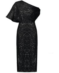 UNDRESS - Margo Sequin Asymmetric Midi Cocktail Dress - Lyst