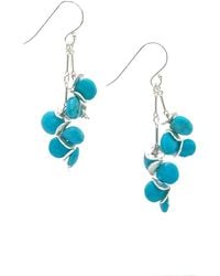 Lori Kaplan Design - Sleeping Beauty Sterling Earrings - Lyst