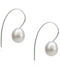 MOUNIR LONDON - Pearl Drop Earrings - Lyst