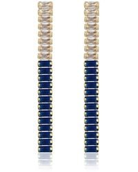 Rare Matters Jewelry - Clear Crystal Beam Earrings - Lyst