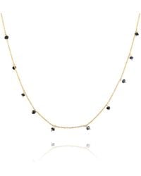 Coco & Kinney - September Birthstone Necklace- Sapphire - Lyst