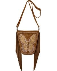 Jodi Lee - California Sister Embroidery Bag Whiskey - Lyst