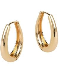 Amadeus - Lola Large Curve Hoop Earrings - Lyst