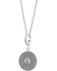 Lily Charmed - Sterling Vinyl Record Charm Necklace - Lyst