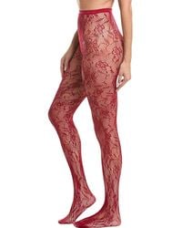 HIGH HEEL JUNGLE by KATHRYN EISMAN - Venise Lace Fishnet Tights - Lyst