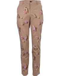 lords of harlech - Charles Flower Embroidery Pant - Lyst