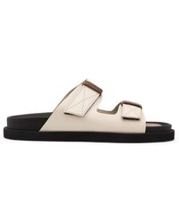Ilvi - Neutrals Ettore Cream Leather Slipper - Lyst