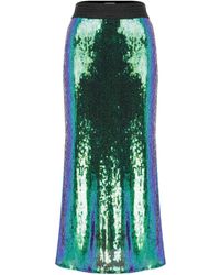NAZLI CEREN - Joelle Sequin Maxi Skirt - Lyst